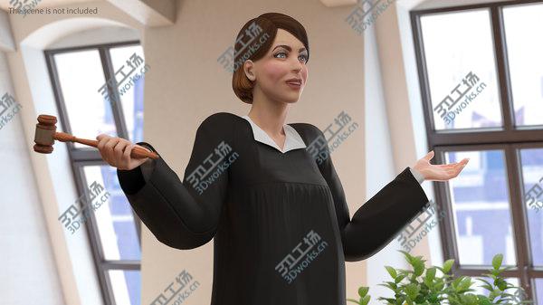 images/goods_img/20210312/Female Judge with Gavel Rigged 3D model/1.jpg